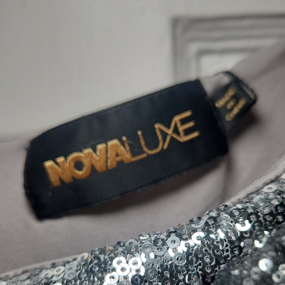 Fashion Nova Metallic Strapless Dress - Picture 2 of 7